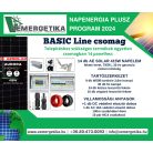 Egységcsomag 14 napelem+ tartószerkezet+villamossági anyagok 3 csomag esetén