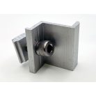 Végzáró leszorító komplett W50B sínhez Ezüst szin