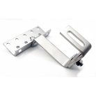 2 helyen állítható tetőkampó rozsdamentes acél SS304