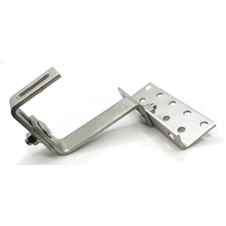 2 helyen állítható tetőkampó rozsdamentes acél SS304