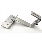 2 helyen állítható tetőkampó rozsdamentes acél SS304